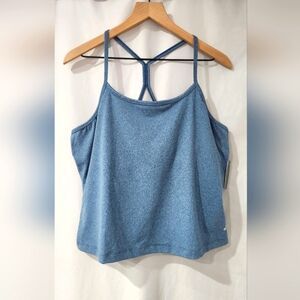 Tek Gear NWT Womens Workout Tank Size XXL Blue Crayon Racerback Active Sporty